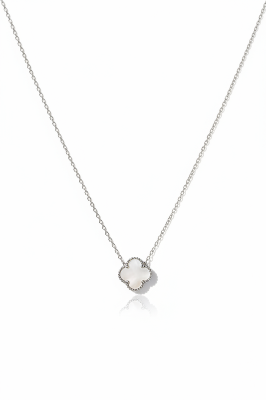 White Clover Flower Necklace
